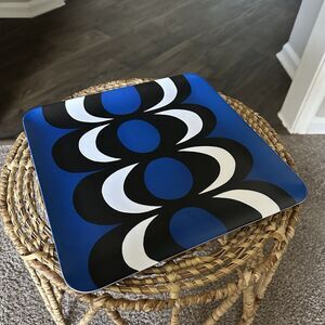 Marimekko for Target Large Square Serving Tray Platter Blue Black White Modern